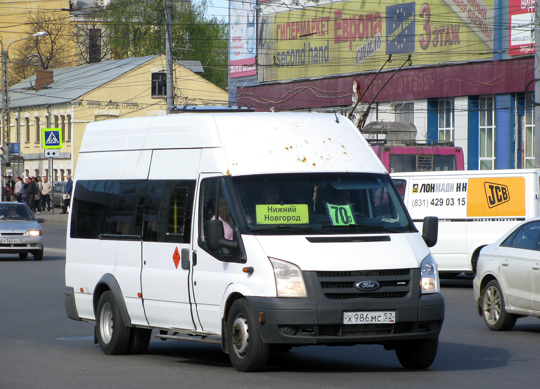 Нижегородская область, Нижегородец-222702 (Ford Transit) № Х 986 МС 52