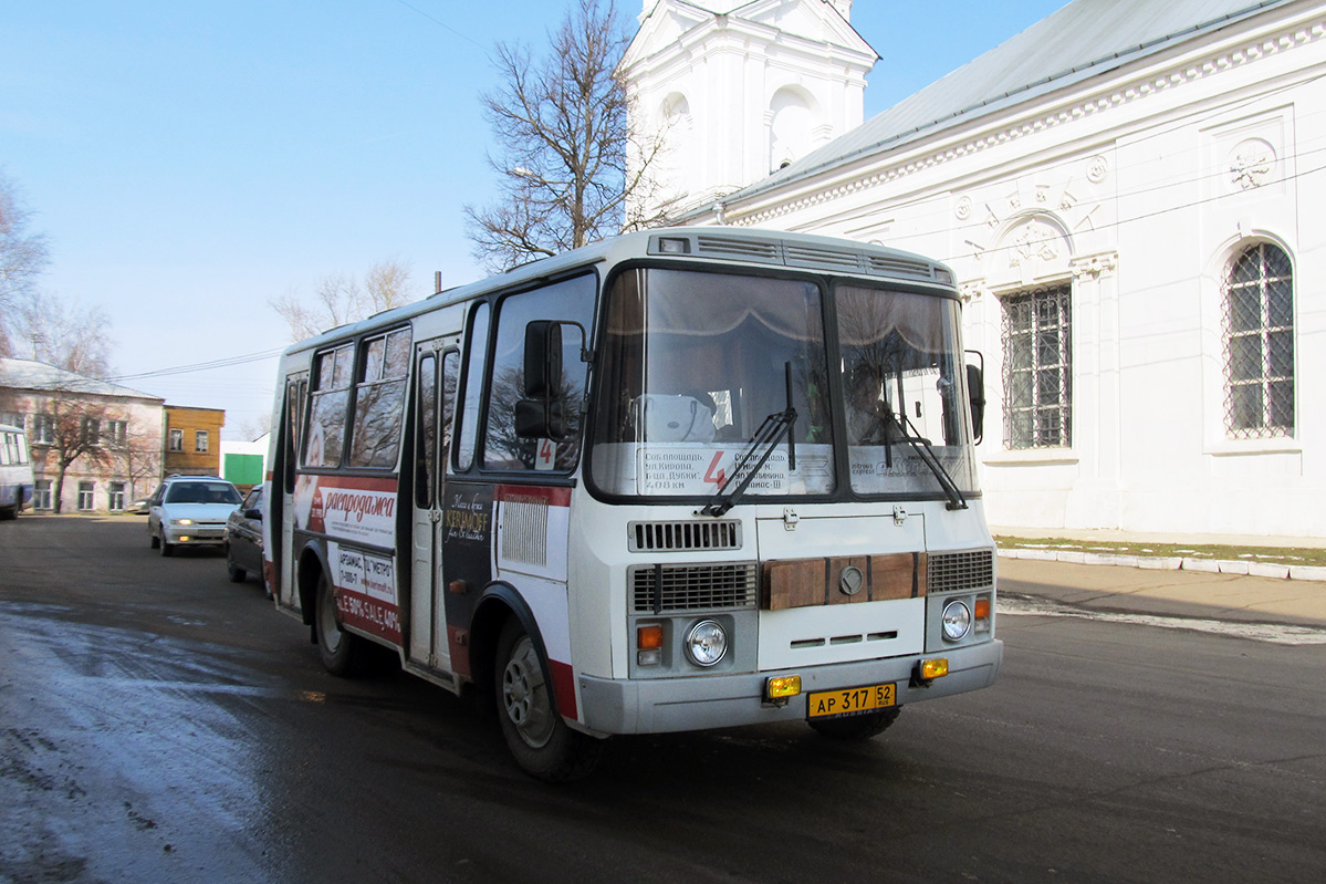 Нижегородская область, ПАЗ-32054 № АР 317 52