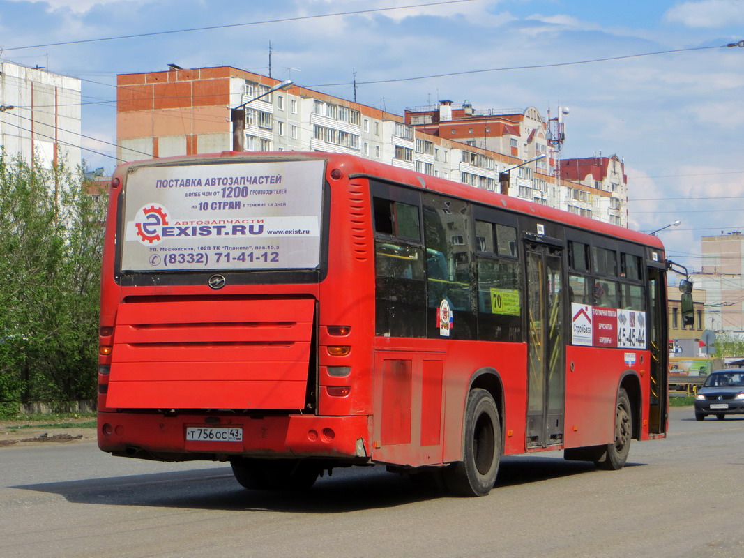 Кировская область, Higer KLQ6118GS № Т 756 ОС 43