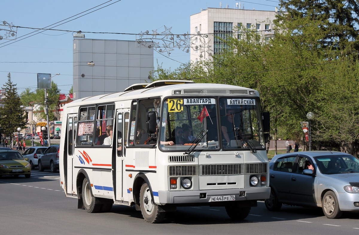 Томская область, ПАЗ-32054 № Е 443 РЕ 70