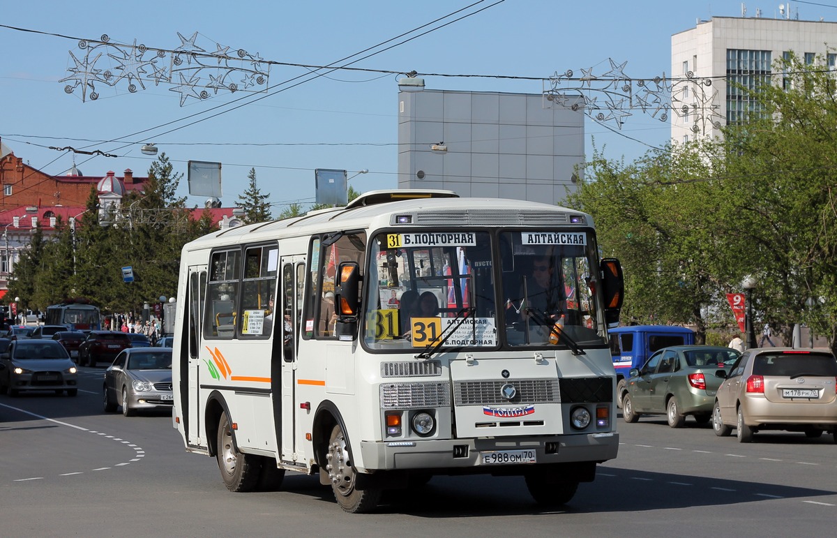 Томская область, ПАЗ-32054 № Е 988 ОМ 70