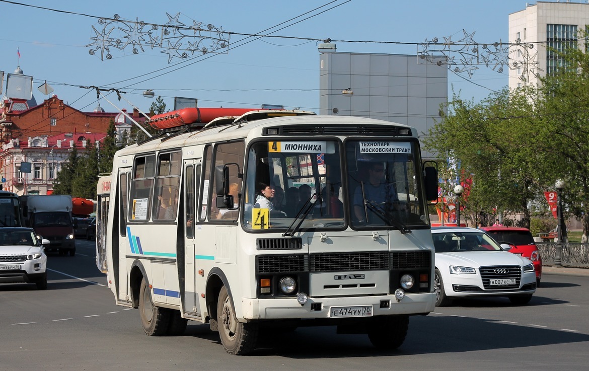 Томская область, ПАЗ-32054 № Е 474 УУ 70