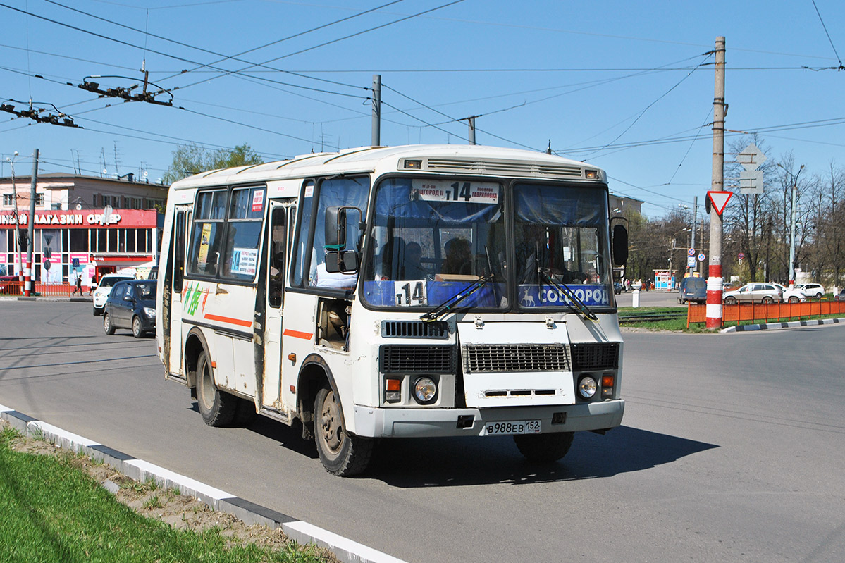 Nizhegorodskaya region, PAZ-32054 Nr. В 988 ЕВ 152