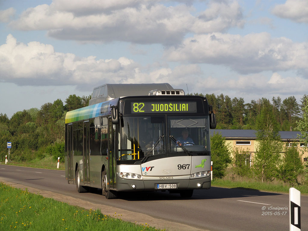 Литва, Solaris Urbino III 12 CNG № 967