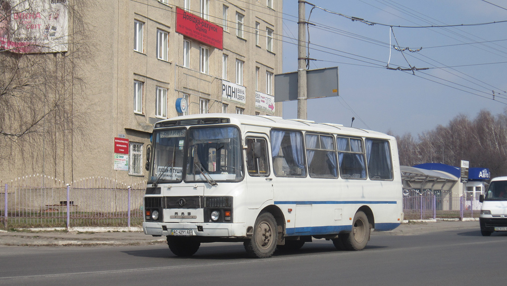 Волынская область, ПАЗ-32054 № AC 4291 AE