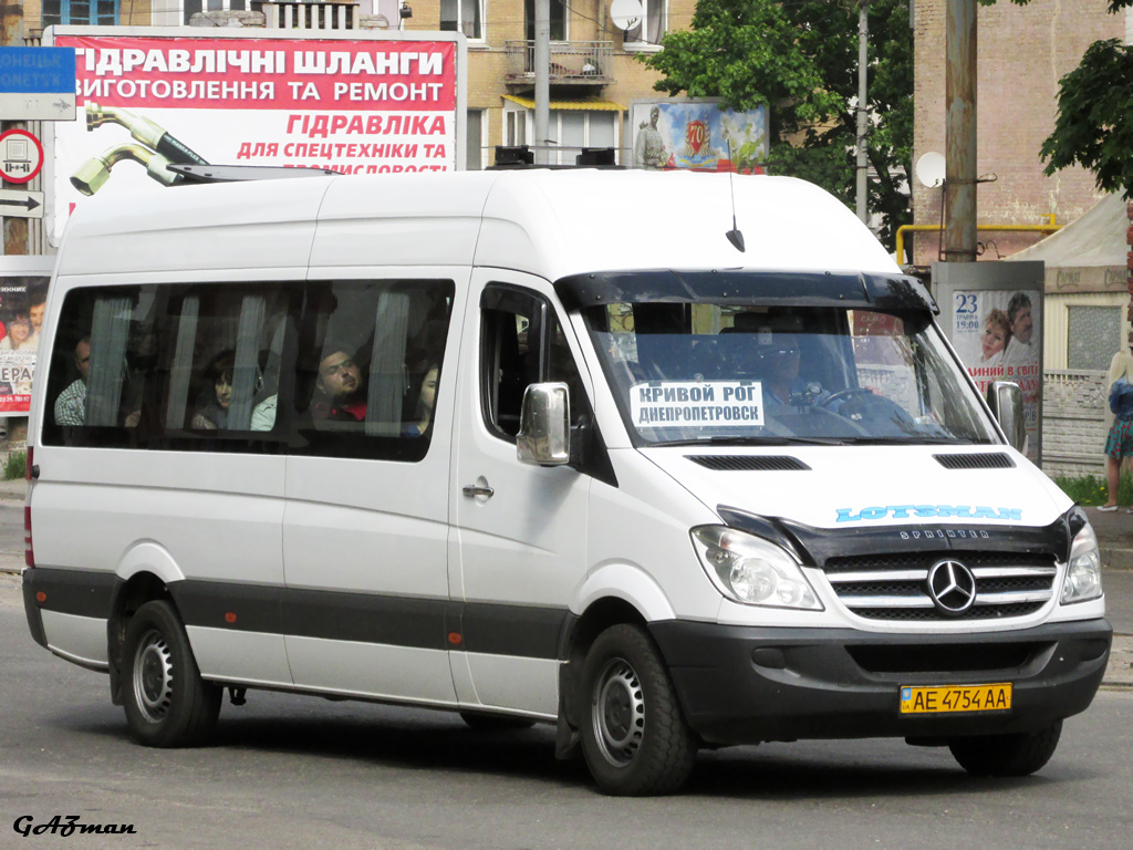 Днепропетровская область, Mercedes-Benz Sprinter W906 313CDI № AE 4754 AA