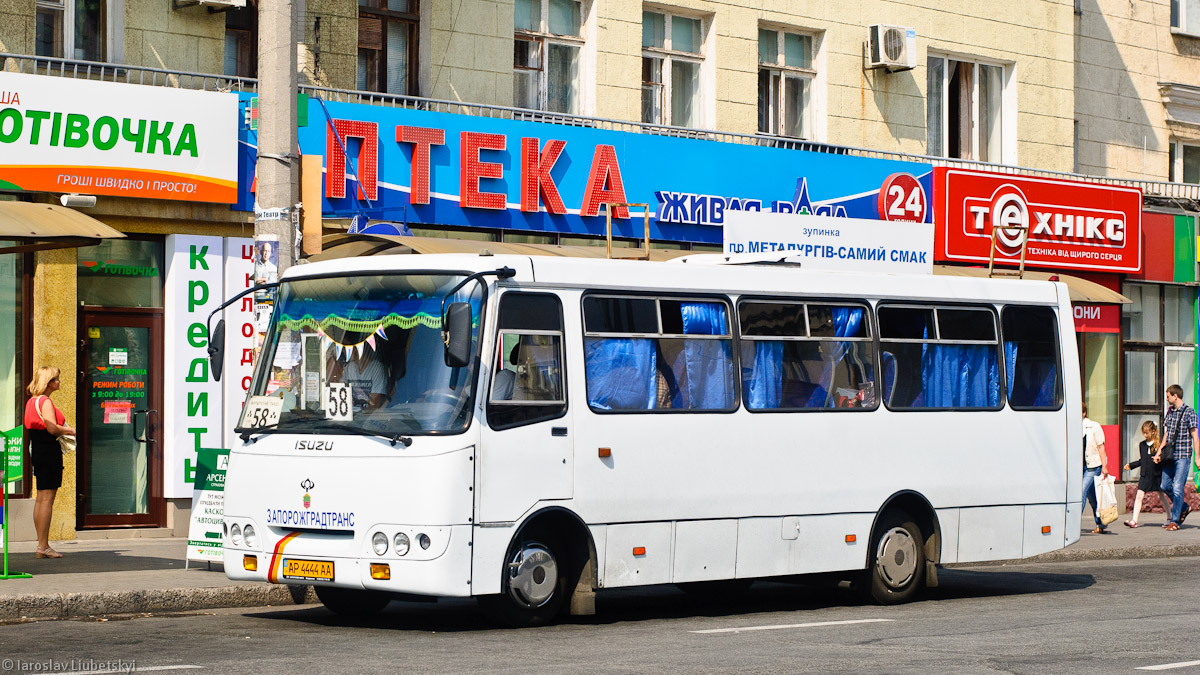 Zaporozhye region, Bogdan A09212 № AP 4444 AA