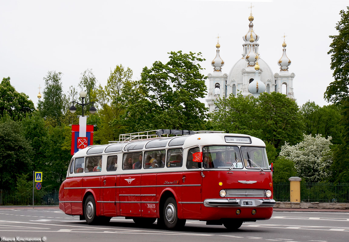 Эстония, Ikarus  55.52 № A 188; Санкт-Петербург — I Петербургский парад ретро-транспорта 24 мая 2015 г.