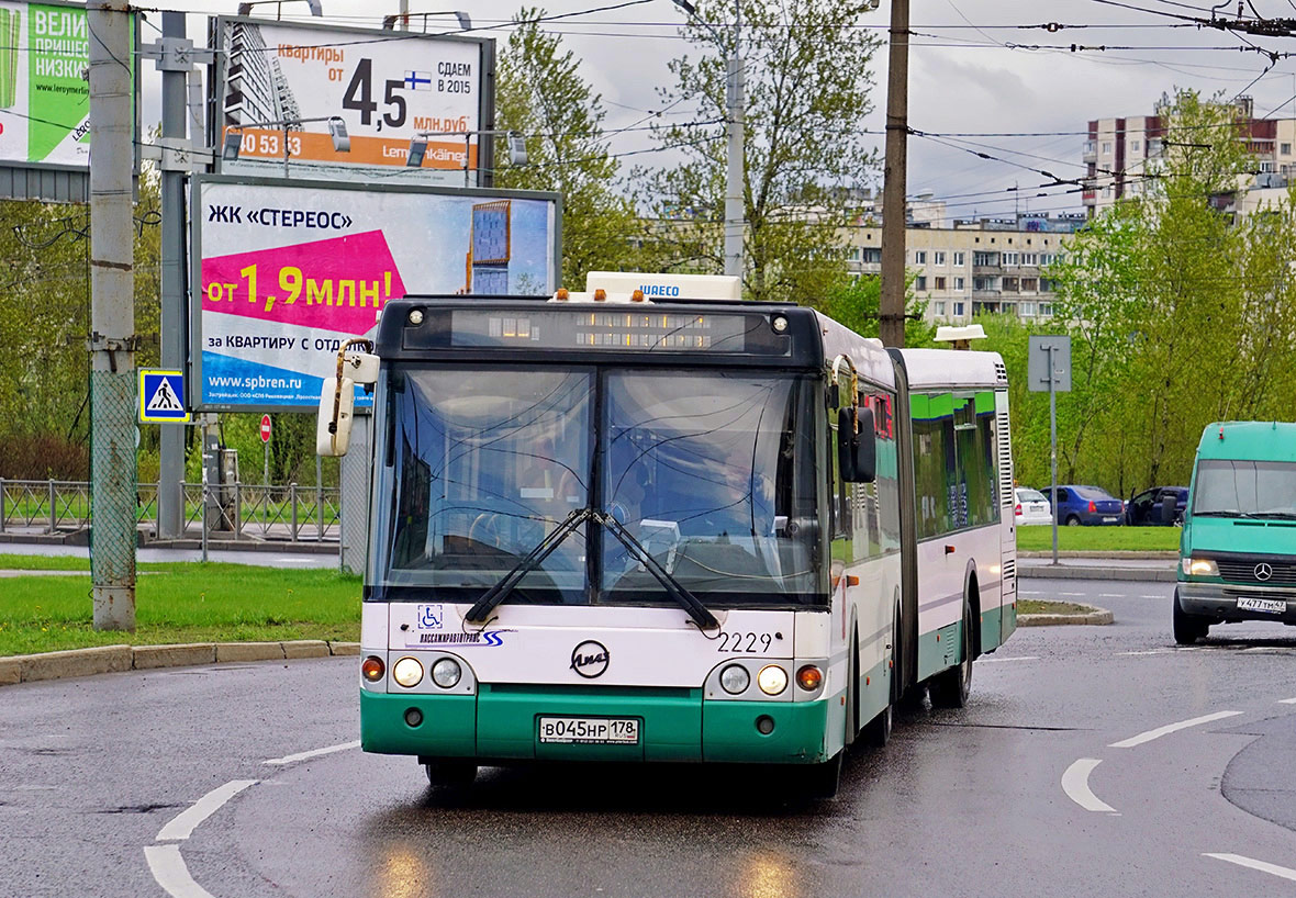 Санкт-Петербург, ЛиАЗ-6213.20 № 2229