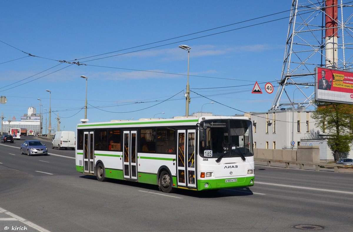 Санкт-Петербург, ЛиАЗ-5293.60 № 3864