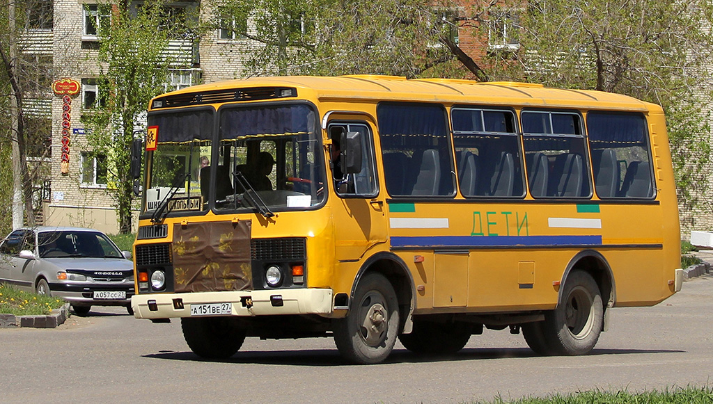 Хабаровский край, ПАЗ-32053-70 № А 151 ВЕ 27