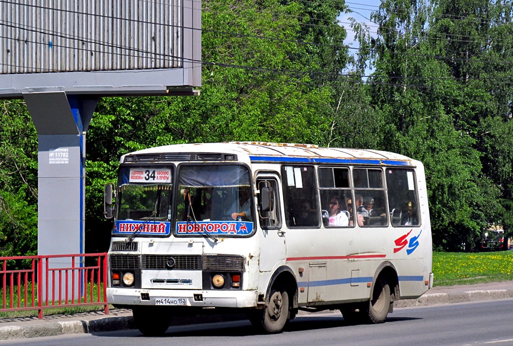 Нижегородская область, ПАЗ-32054 № М 414 НО 152