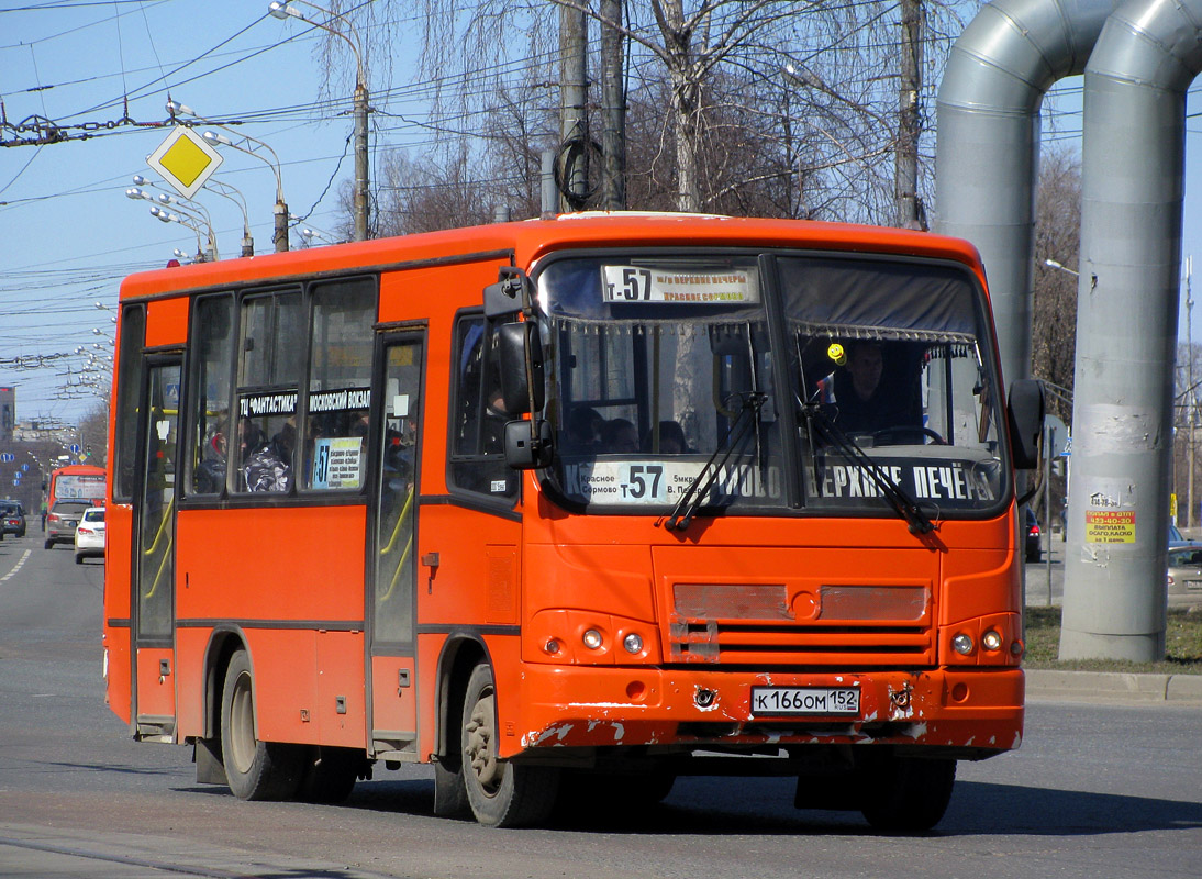 Нижегородская область, ПАЗ-320402-05 № К 166 ОМ 152