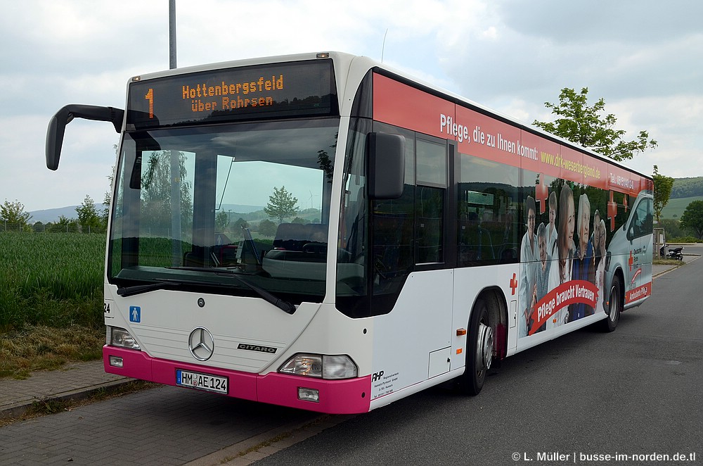 Lower Saxony, Mercedes-Benz O530Ü Citaro Ü № 124