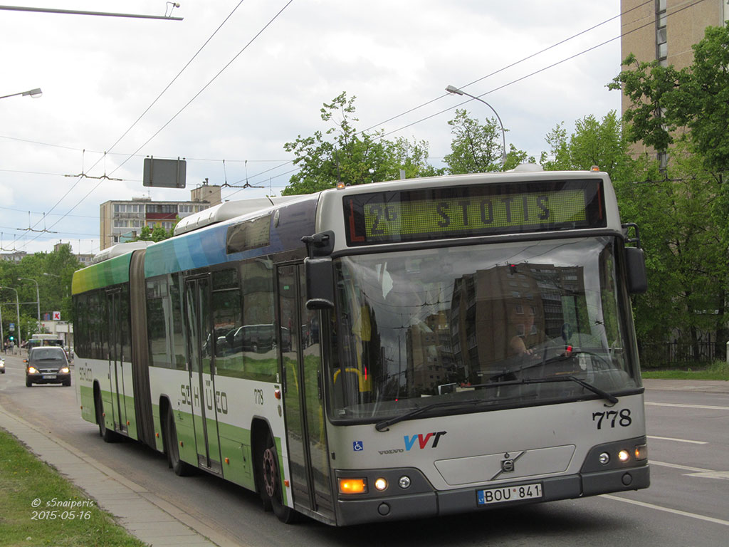 Литва, Volvo 7700A № 778