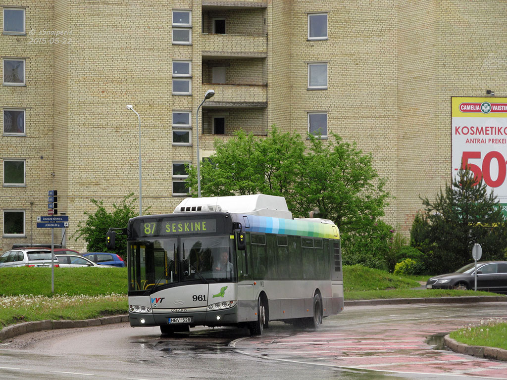 Литва, Solaris Urbino III 12 CNG № 961