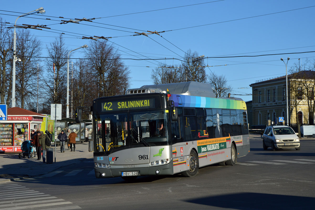 Литва, Solaris Urbino III 12 CNG № 961