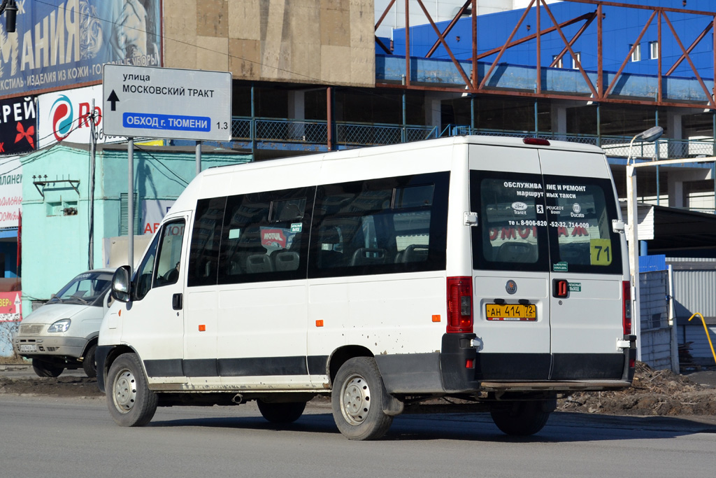 Тюменская область, FIAT Ducato 244 CSMMC-RLL, -RTL № АН 414 72