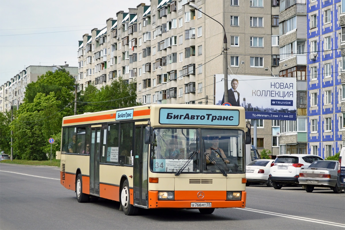 Vladimir region, Mercedes-Benz O405N2 № В 766 МТ 33