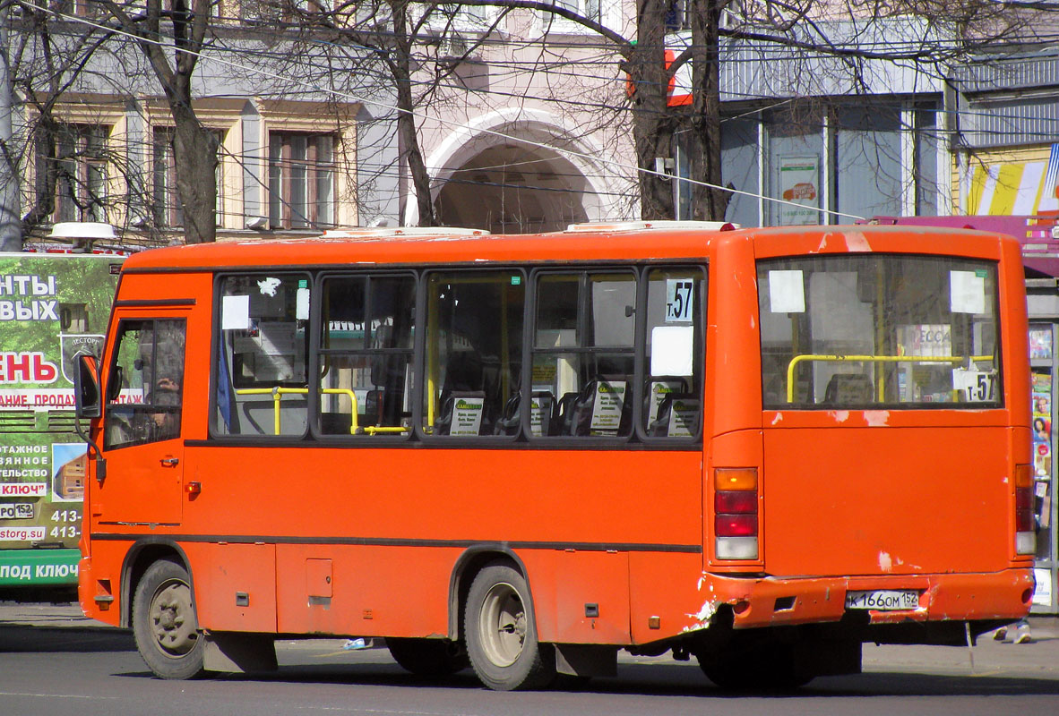 Нижегородская область, ПАЗ-320402-05 № К 166 ОМ 152