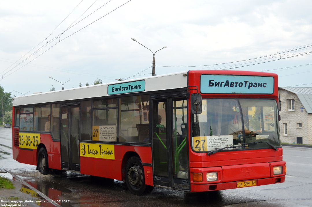 Vladimir region, MAN A10 NL202 (Gräf & Stift) Nr. ВР 599 33