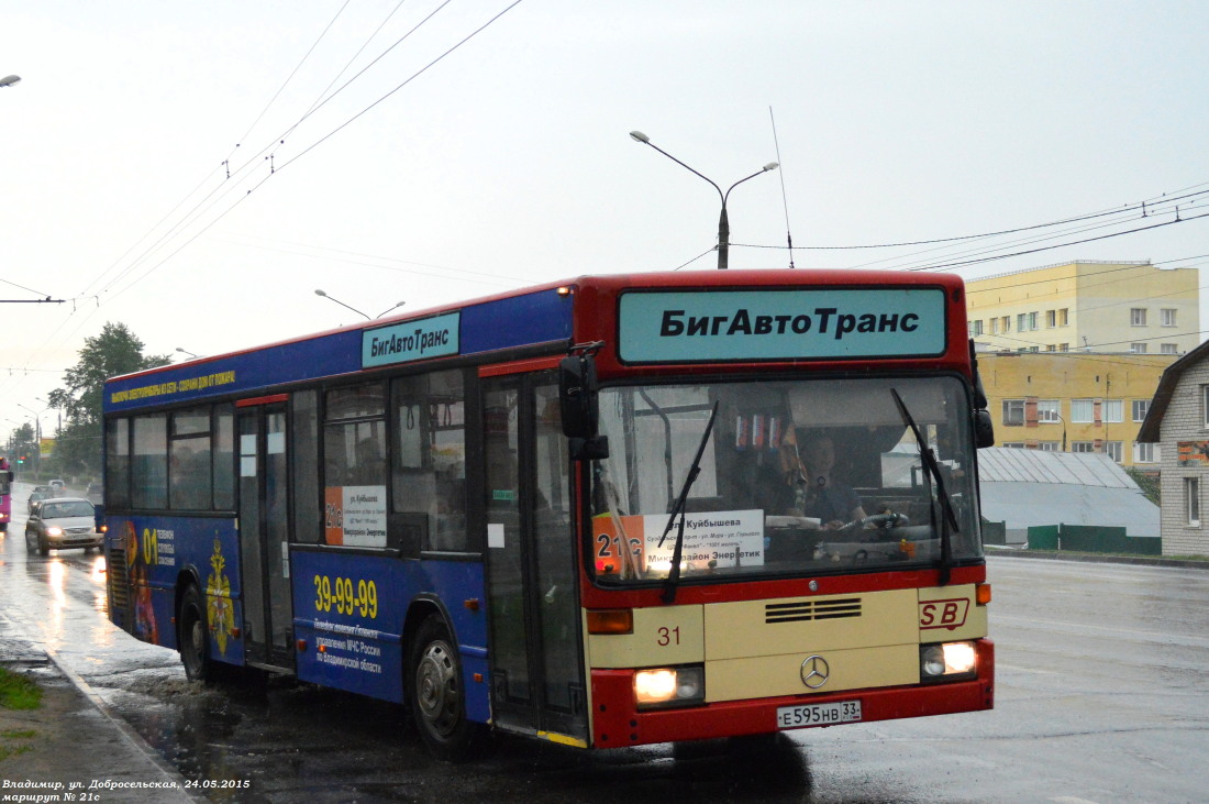 Владимирская область, Mercedes-Benz O405N2 № Е 595 НВ 33