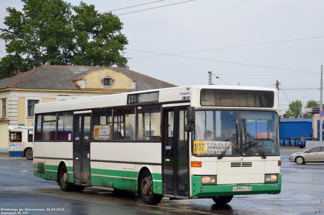 Vladimir region, Mercedes-Benz O405 # О 890 НС 33