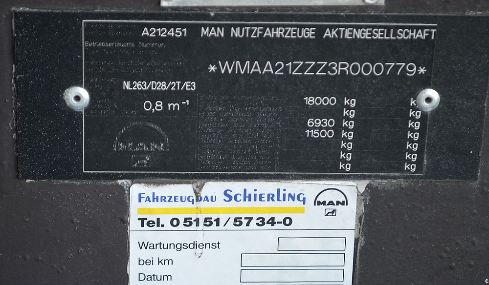 Нижняя Саксония, MAN A21 NL263 № 37