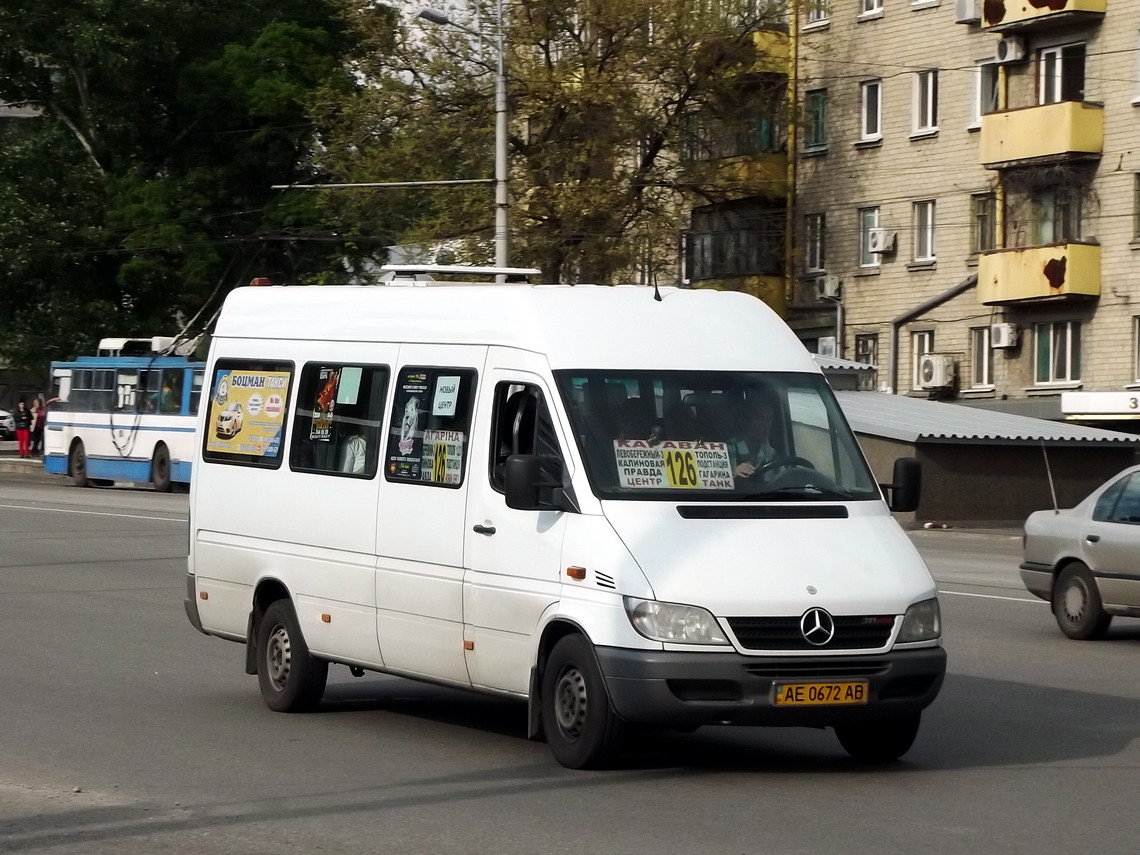 Днепропетровская область, Mercedes-Benz Sprinter W903 311CDI № AE 0672 AB