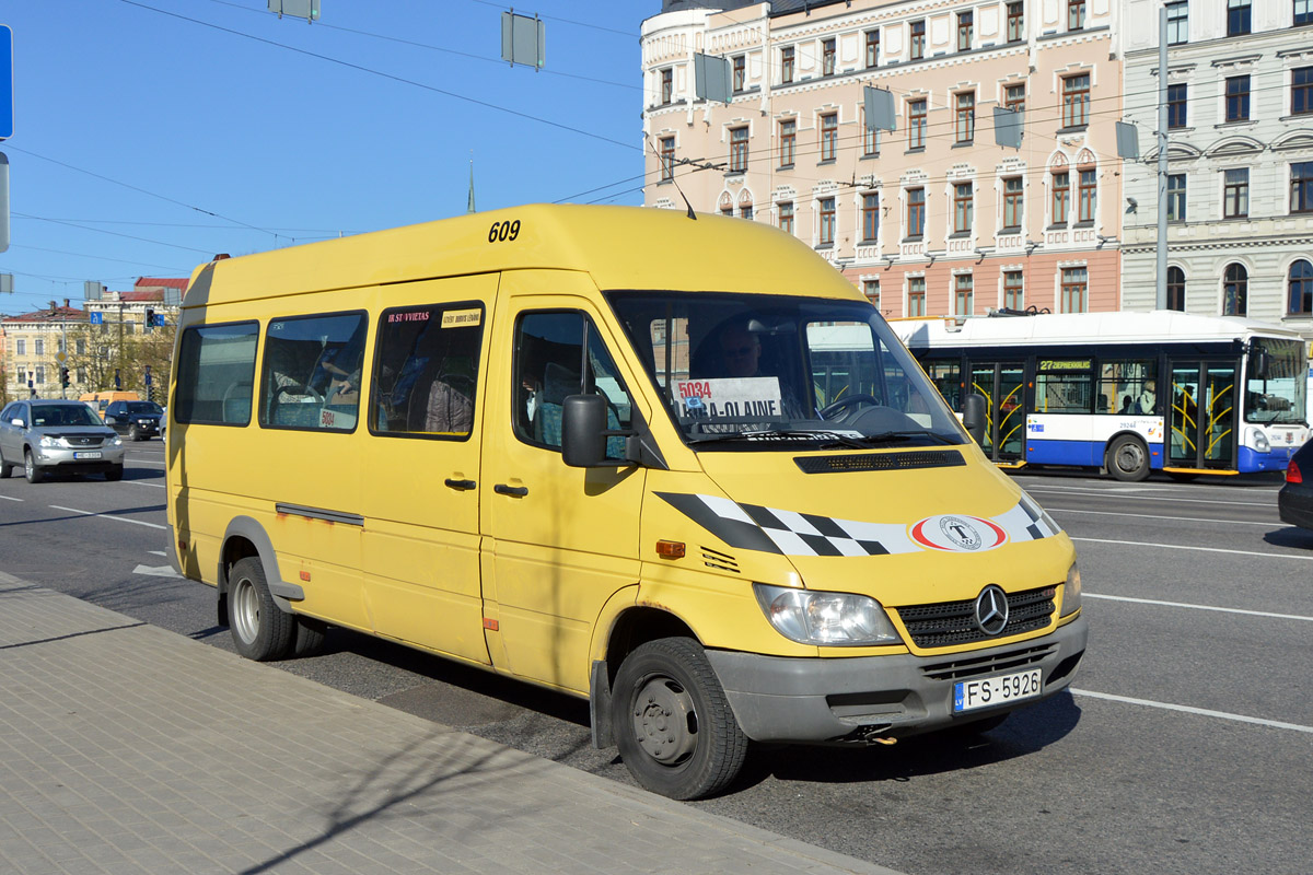 Латвия, Mercedes-Benz Sprinter W904 413CDI № 609