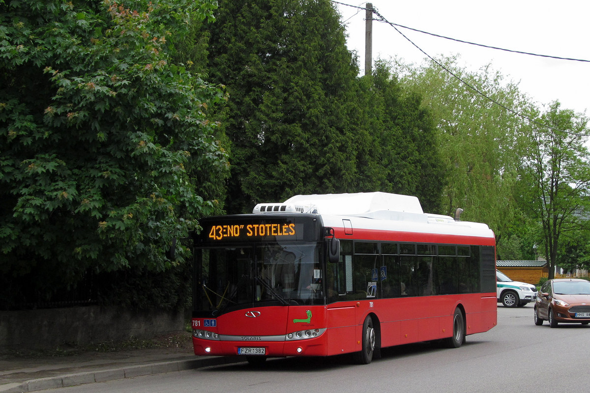 Литва, Solaris Urbino III 12 CNG № 781