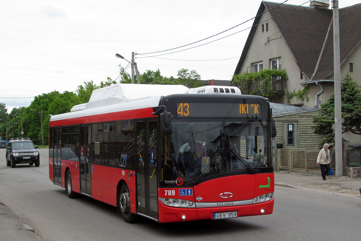 Литва, Solaris Urbino III 12 CNG № 789