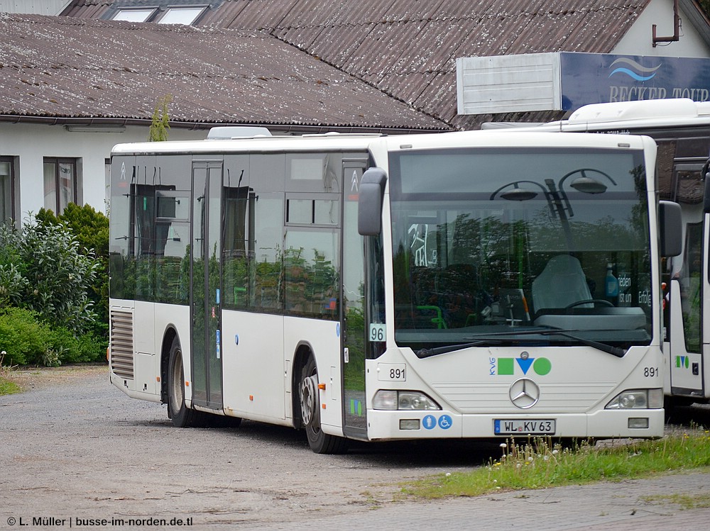 Нижняя Саксония, Mercedes-Benz O530Ü Citaro Ü № 891