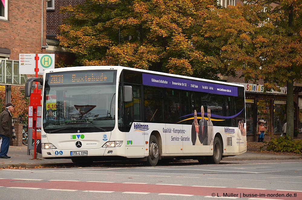 Нижняя Саксония, Mercedes-Benz O530Ü Citaro facelift Ü № 1105