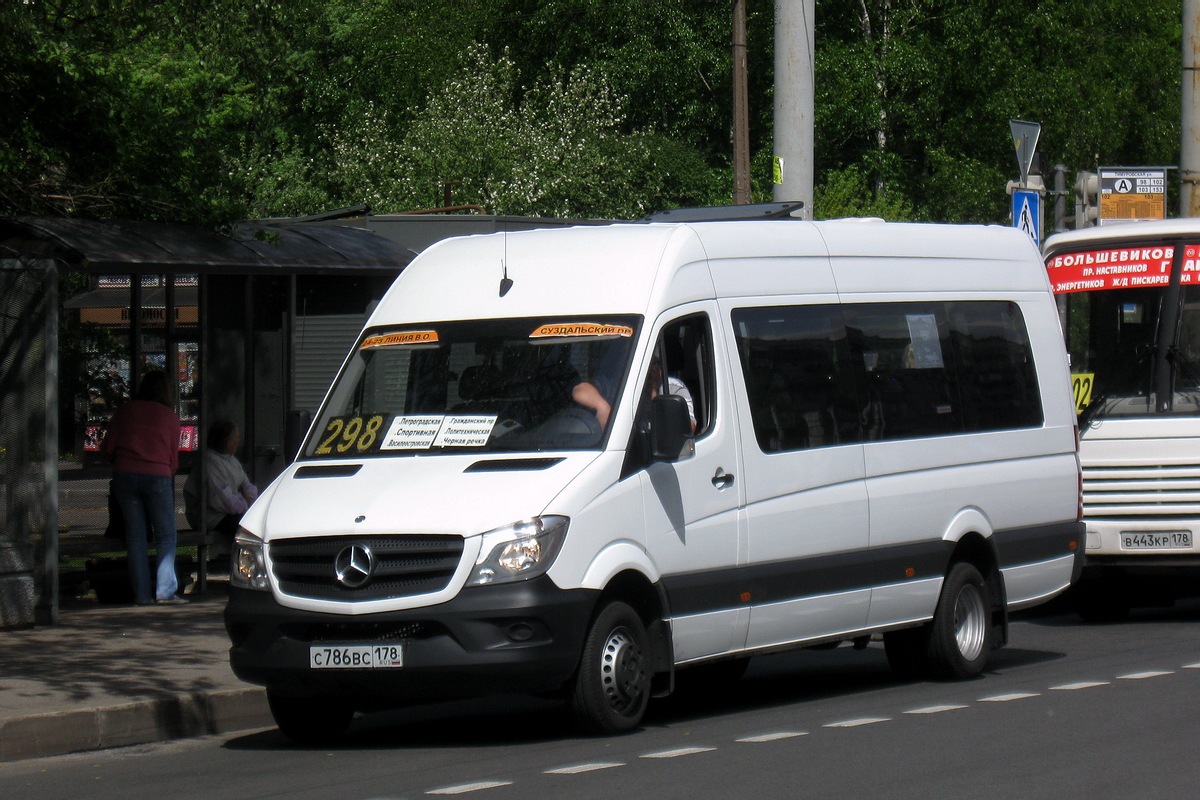 Санкт-Петербург, Луидор-22360C (MB Sprinter) № С 786 ВС 178