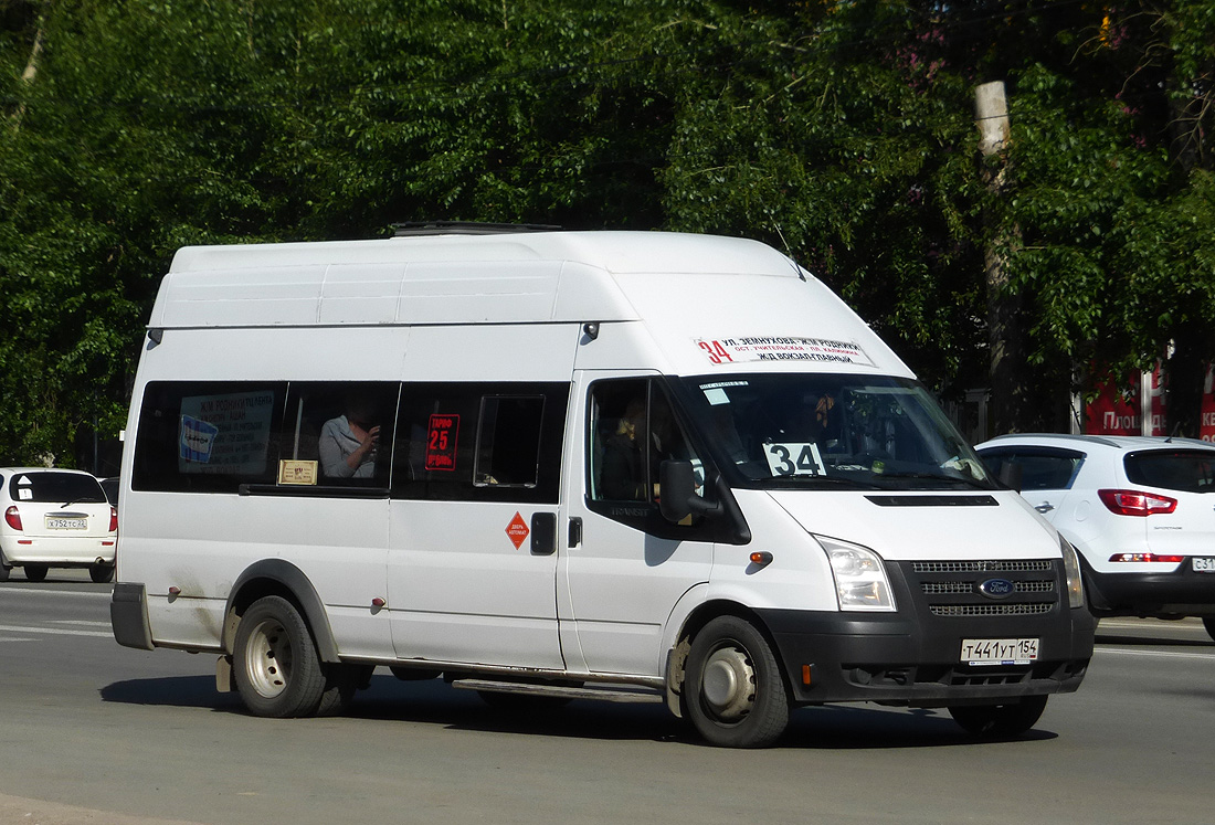 Novosibirsk region, Nizhegorodets-222709  (Ford Transit) # Т 441 УТ 154