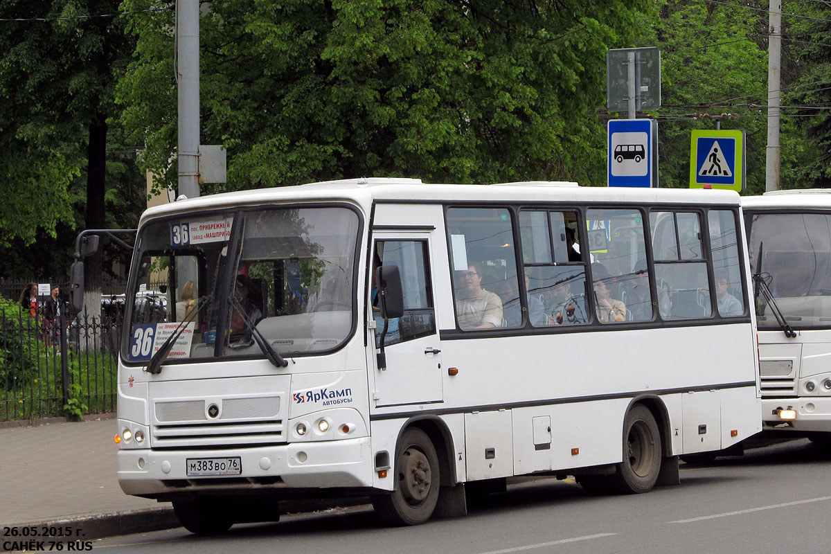 Ярославская область, ПАЗ-320402-05 № М 383 ВО 76