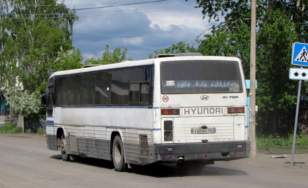 Красноярский край, Hyundai Aero E № Х 302 МТ 124