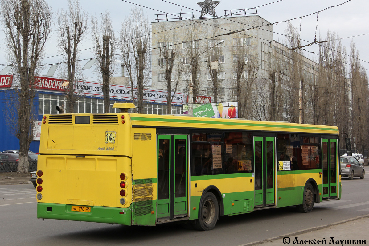 Воронежская область, ЛиАЗ-5292.00 № ВА 176 36