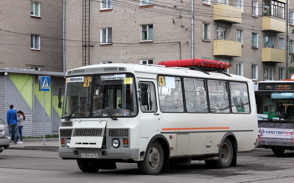 Oblast Tomsk, PAZ-32054 Nr. Е 334 ТВ 70