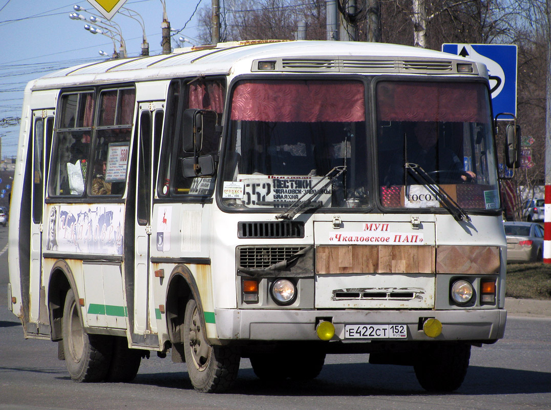 Нижегородская область, ПАЗ-32054 № Е 422 СТ 152