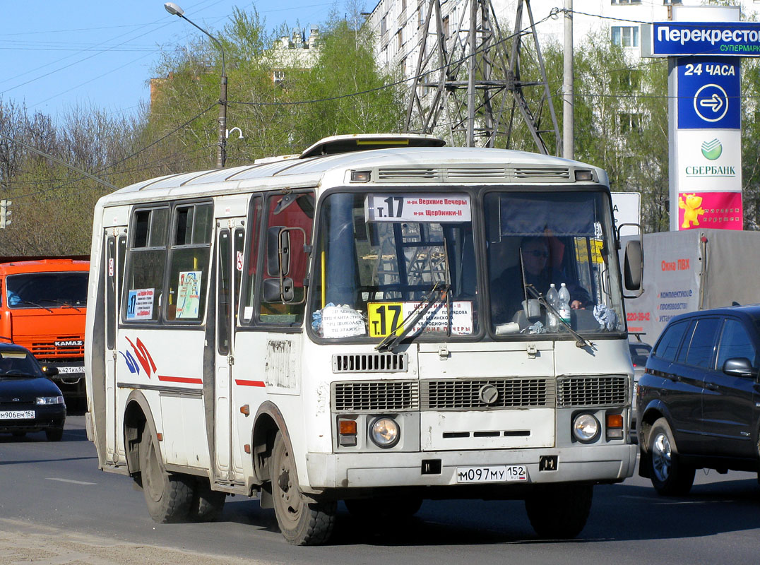 Нижегородская область, ПАЗ-32054 № М 097 МУ 152