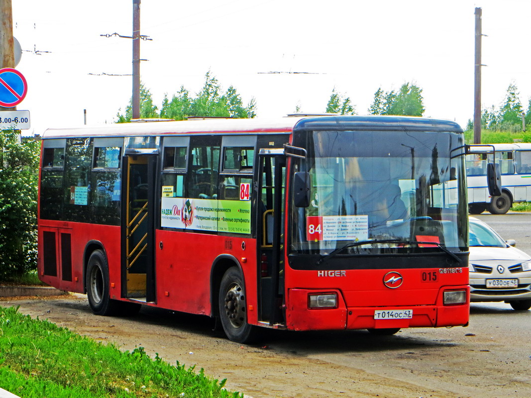 Кировская область, Higer KLQ6118GS № Т 014 ОС 43