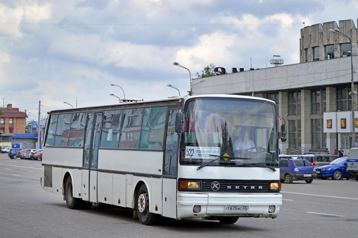 Владимирская область, Setra S215UL № Т 675 НС 33