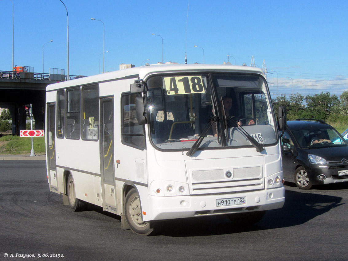 Санкт-Петербург, ПАЗ-320302-08 № 9416