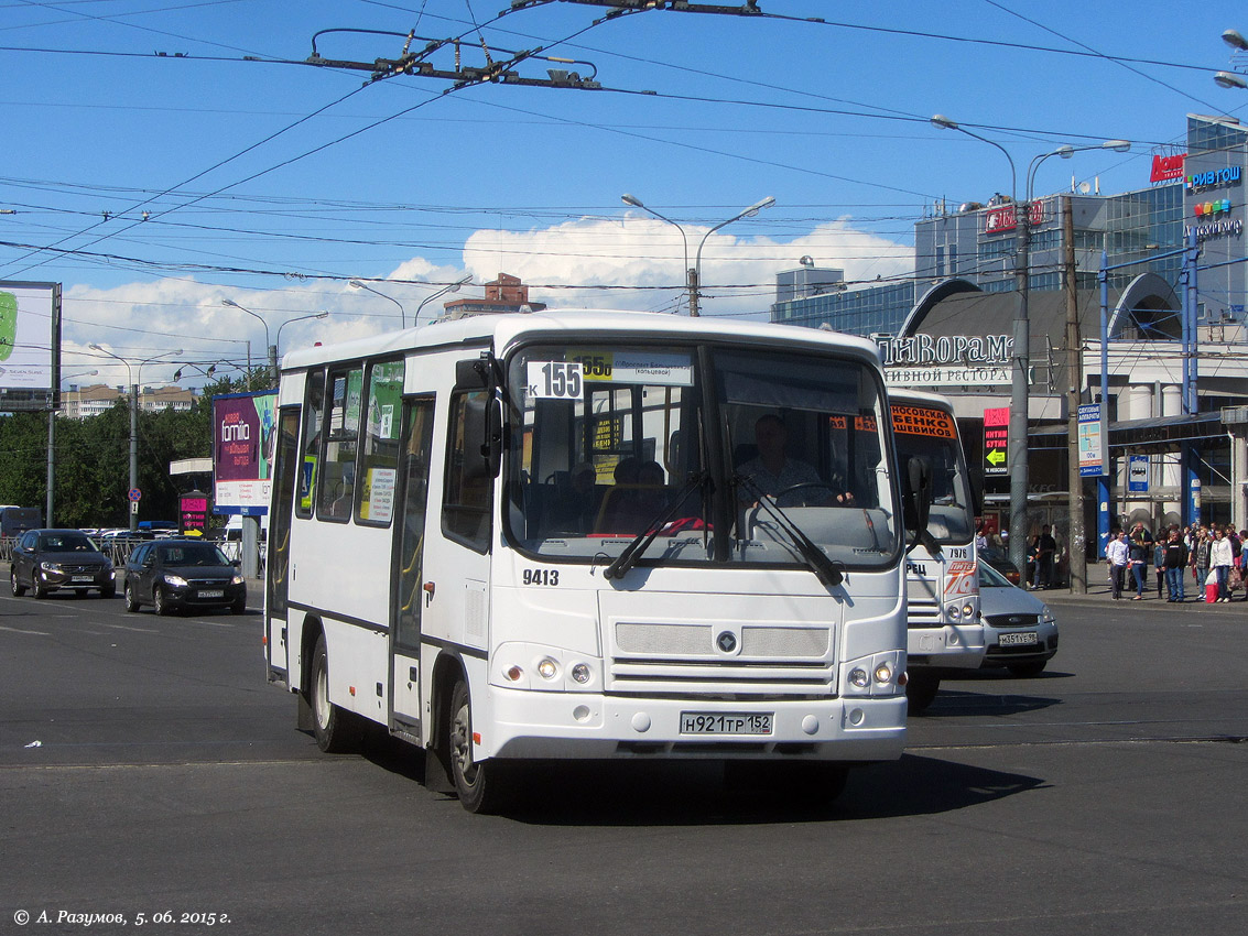 Санкт-Петербург, ПАЗ-320302-08 № 9413