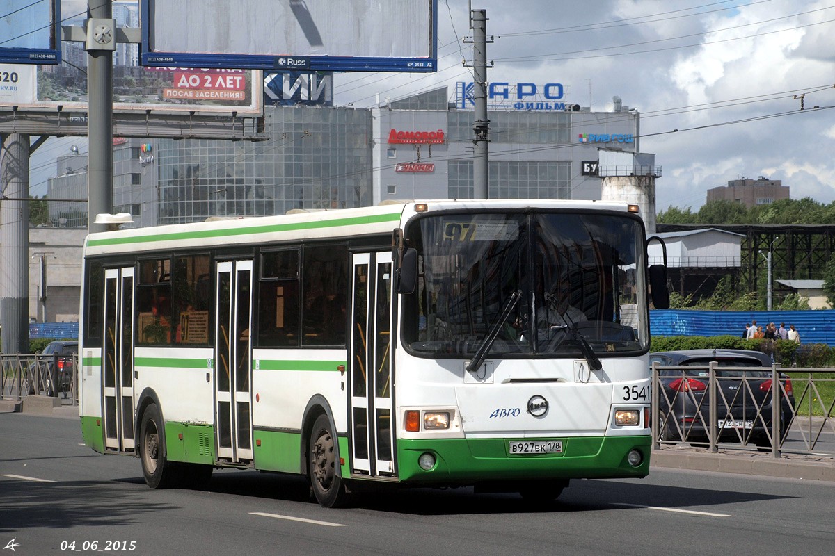 Санкт-Петербург, ЛиАЗ-5293.53 № 3541