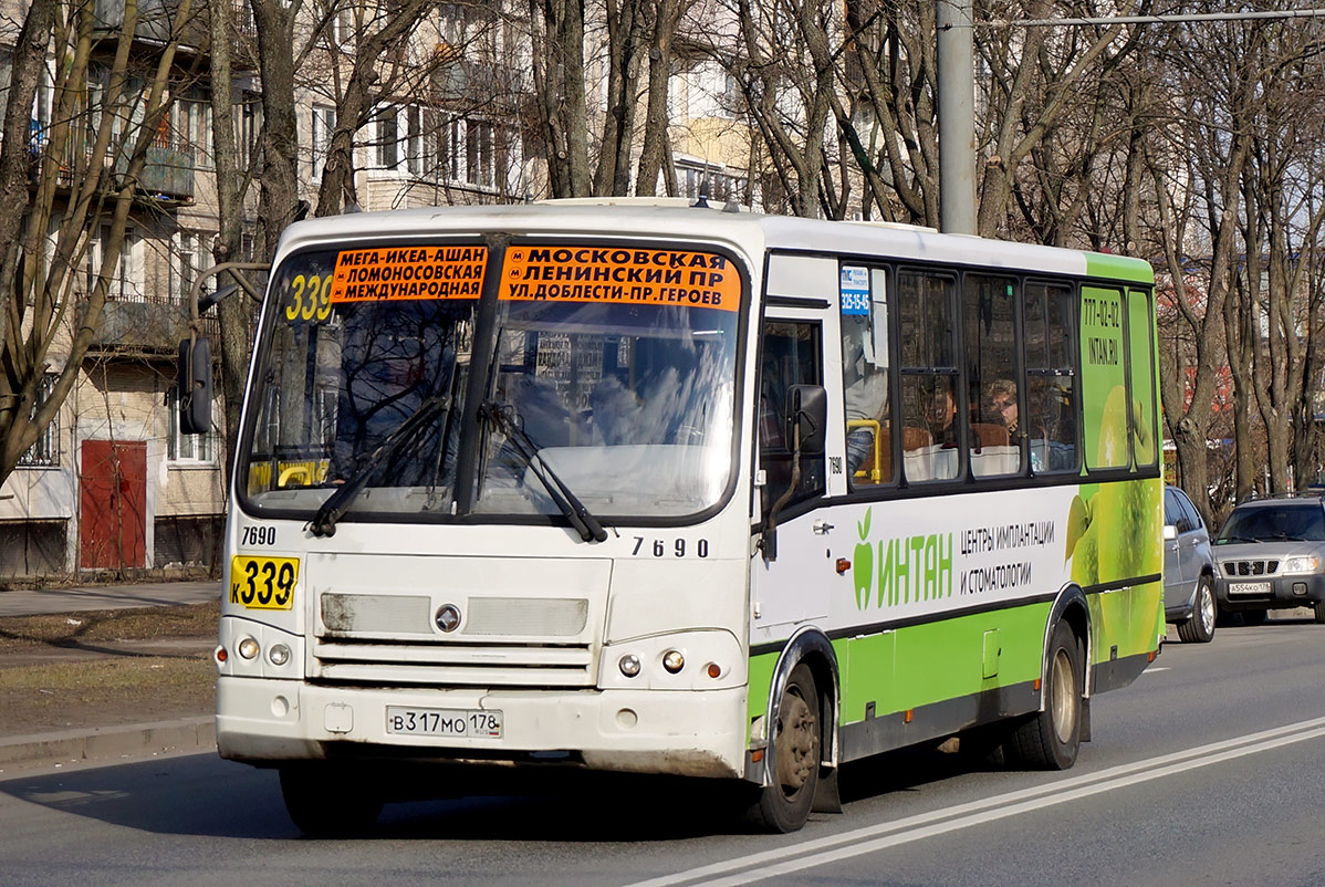 Санкт-Петербург, ПАЗ-320412-05 № 7690