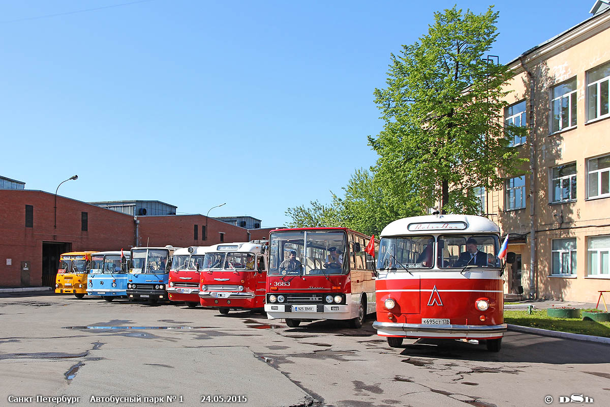 Санкт-Петербург, ЛАЗ-695М № К 695 СТ 178; Санкт-Петербург — I Петербургский парад ретро-транспорта 24 мая 2015 г.