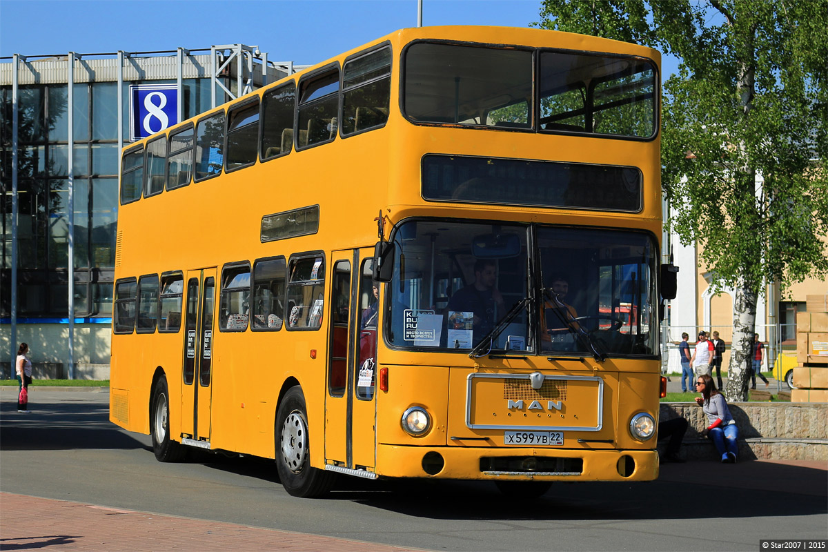 Санкт-Петербург, MAN 196 SD200 № Х 599 УВ 22; Санкт-Петербург — I Петербургский международный инновационный форум пассажирского транспорта (2015)